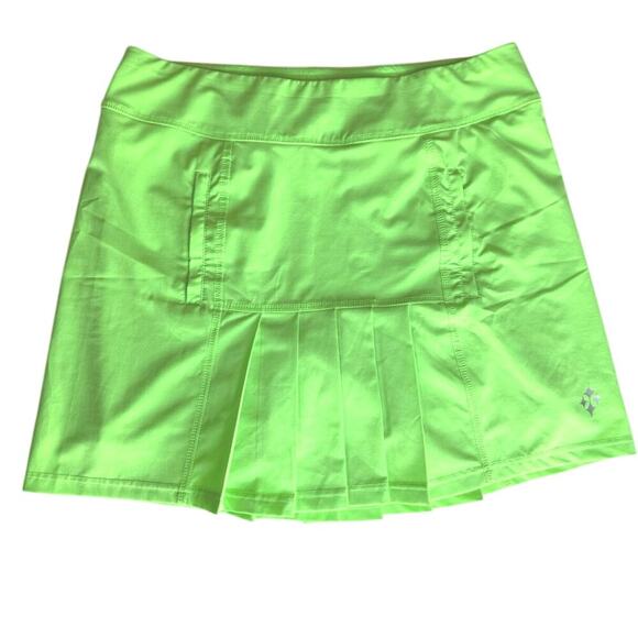 Jofit Dash Skort Women’s M Lime Zest Golf Tennis Pickleball Skirt - Picture 1 of 6